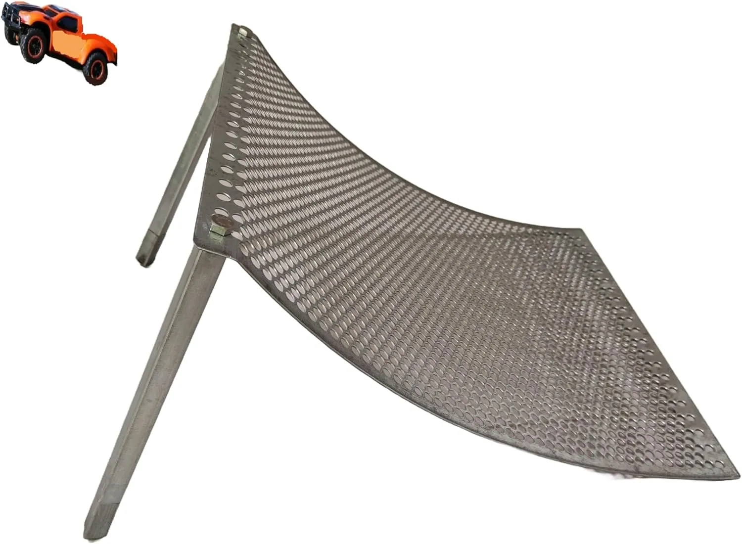 RC Ramp Wide RC Car Ramps for Jumping Adjustable 20″x24.8″x15.4″ Complete Metal Design with Holes