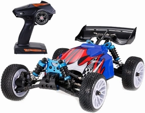 RC Car, 1:16 Scale Remote Control Car, 4WD 55km/h High Speed Racing Car, Off-Road Buggy Drift Car RTR with Brushless Motor and Metal Servo 35A Waterproof ESC, for Adults