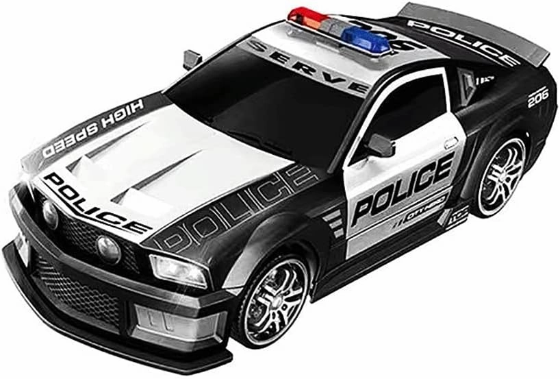 RC Car 2.4G High Speed Remote Control Buggy Simulation Police Truck 1:12 Scale Radio Control Patrol Vehicle with Headlights Electric Toy Car, Drift Racing Car