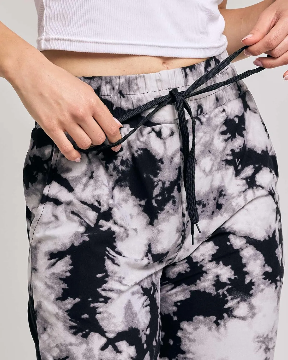 Real Essentials 3-Pack: Women's Capri Open Bottom Soft Sweatpants with Drawstring (Available in Plus Size)