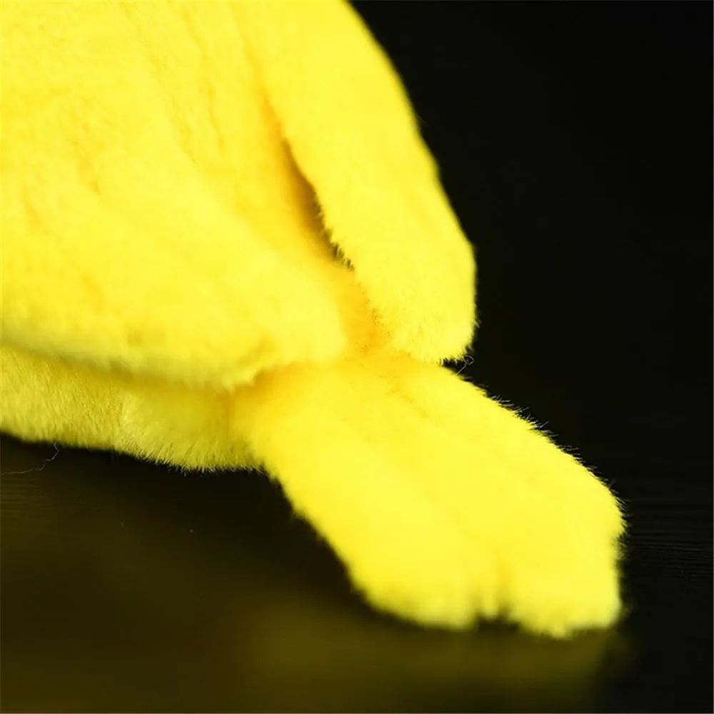 Realistic Lovebird Plush Stuffed Animal - Soft Yellow Parrot Toy with Lifelike Details
