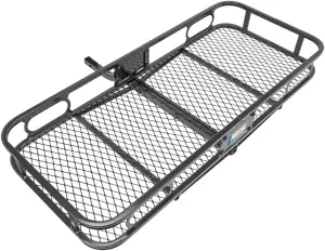 Reese Pro Series 63155 Rambler Hitch Cargo Carrier for 1-1/4” Receivers, Black