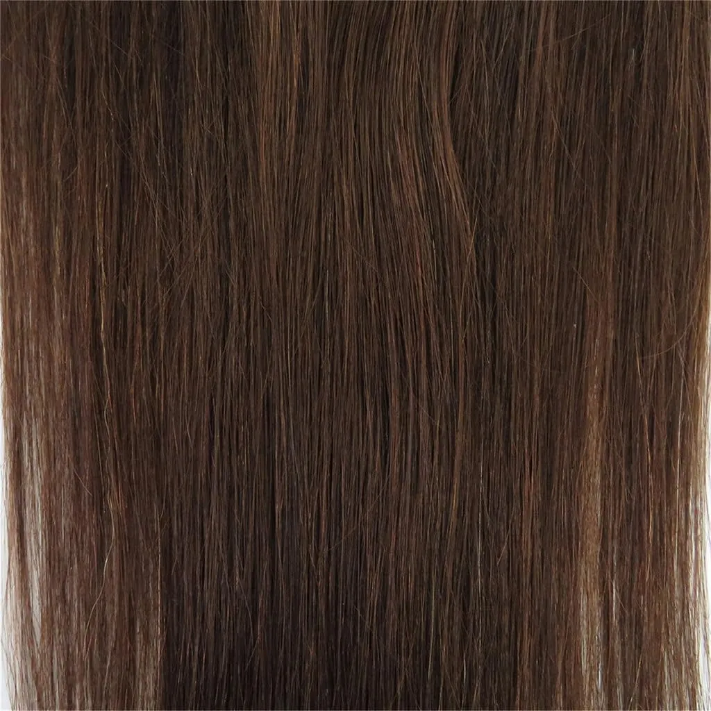 Remeehi 10"-16" One Step Weft Invisible Wire Hair Extensions Mirco Loop Human Hair Extensions Clip in Hair Extensions 7 Pieces Straight 60g for Thinning or Fine Hair 10 inch 1# Jet Black