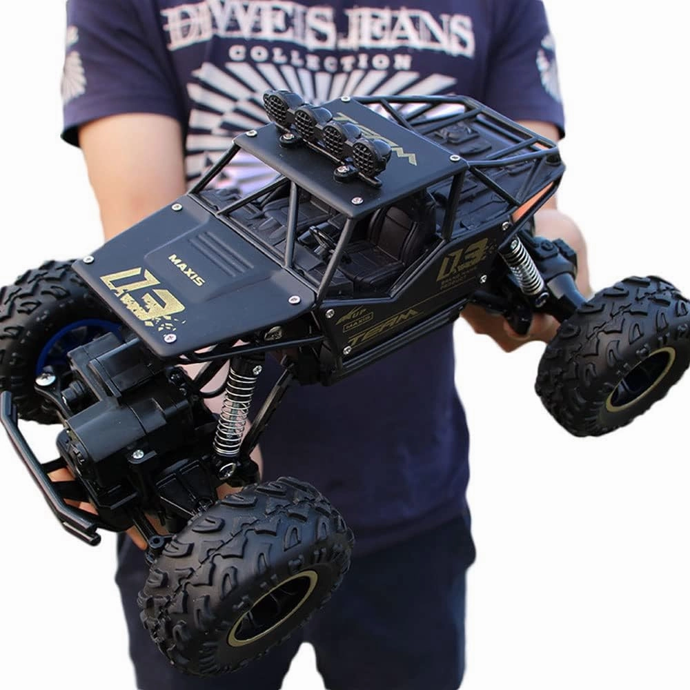 Remote Control car All Terrain RC Rock Crawler Truck High Speed Remote Control Climbing Car, 2.4Ghz Waterproof Off-Road Vehicle 4WD Electric Toy Racing carGifts for Boys