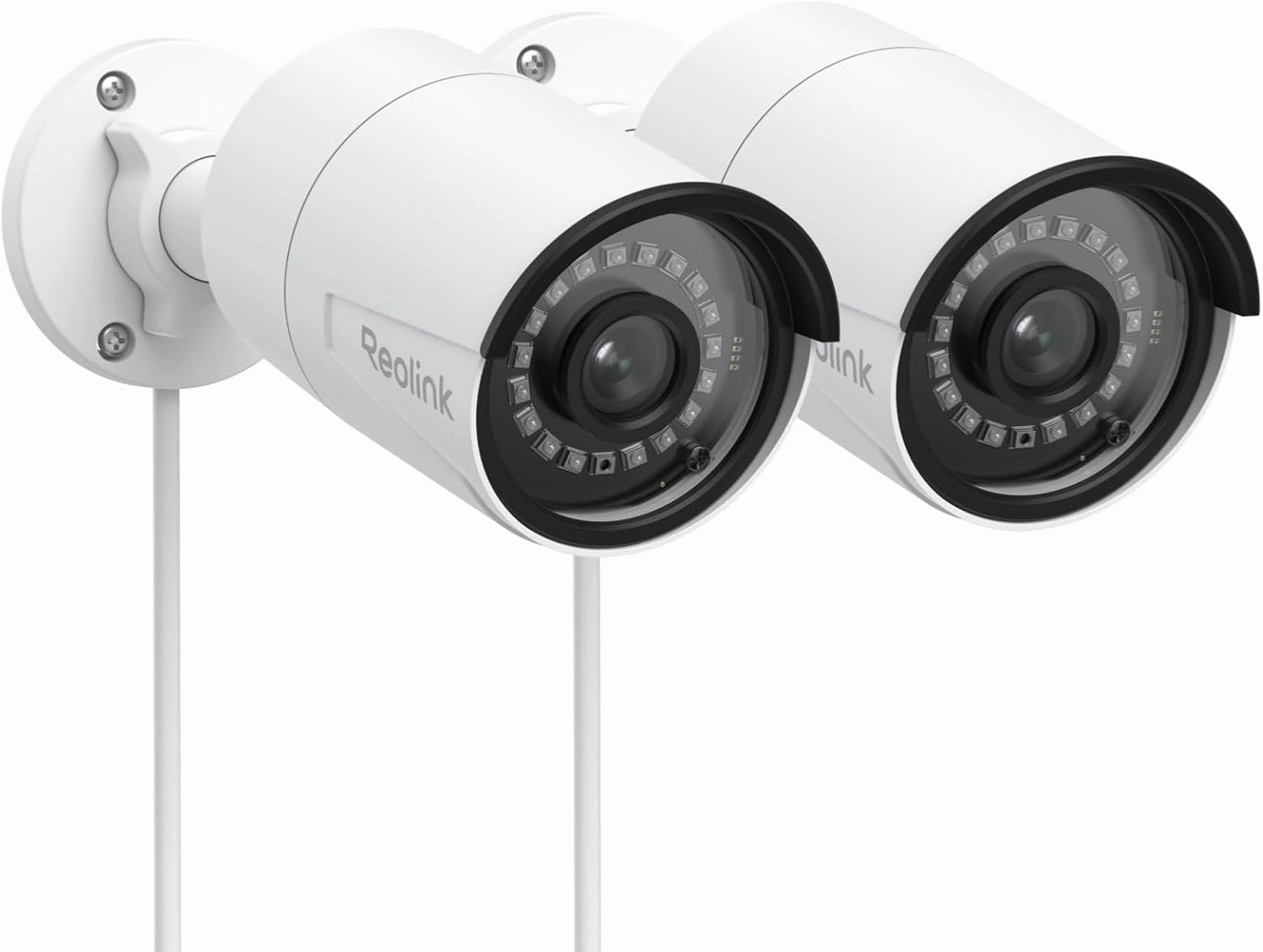REOLINK 5MP PoE Security Camera, Outdoor Indoor Surveillance for home, Person/Vehicle/Pet Detection, Time-Lapse, 100ft IR Night Vision, Work with Smart Home, support 256GB SD Card, RLC-510A(Pack of 2)
