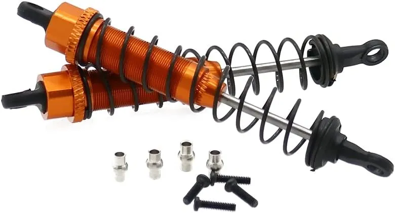 Replacement Part For 2PCS Alloy Aluminum 98mm Long Shock Absorber Damper For RC Car 1/12 LC Racing 287004 - (Color: 287004G)