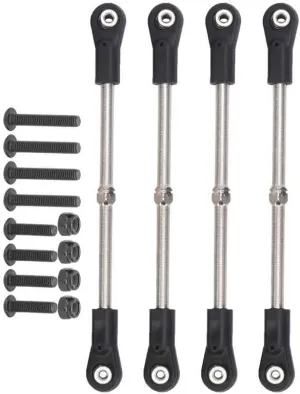 Replacement Part For RC Accessory RC Parts Steering Linkage Rod Set Adjustable 110 120mm Fit For 1/8 RC Racing Truck Car