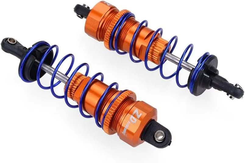 Replacement Part For ZD Racing 7358 1/10 RC Car Oil Pressure Adjustable Front Shock Absorber 92mm 2pcs - (Color: Blue)