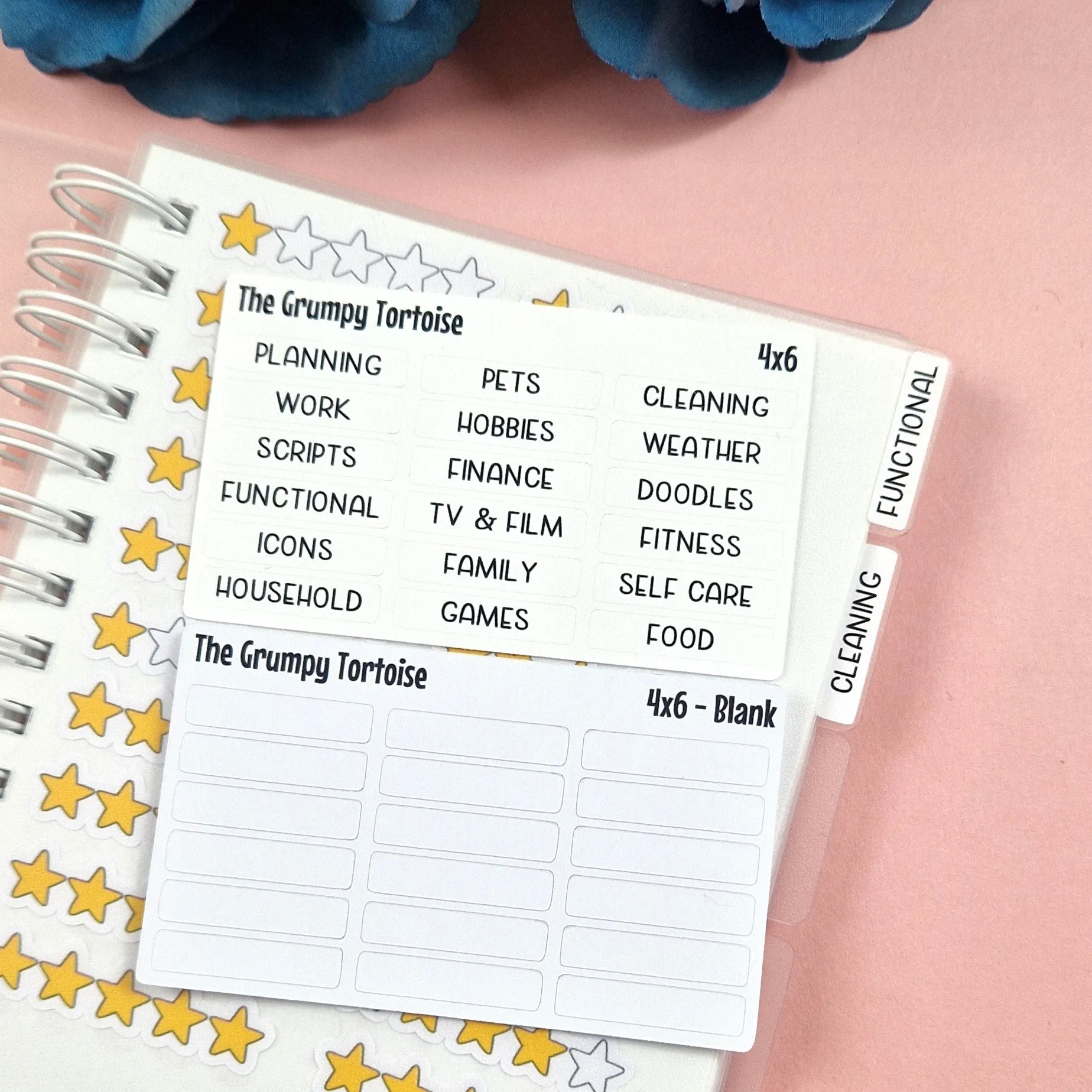 Reusable Sticker Book Dividers