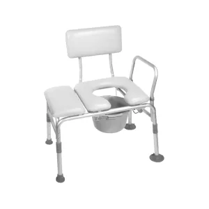 Rhythm Padded Bariatric Transfer Bench - Optional Commode Opening
