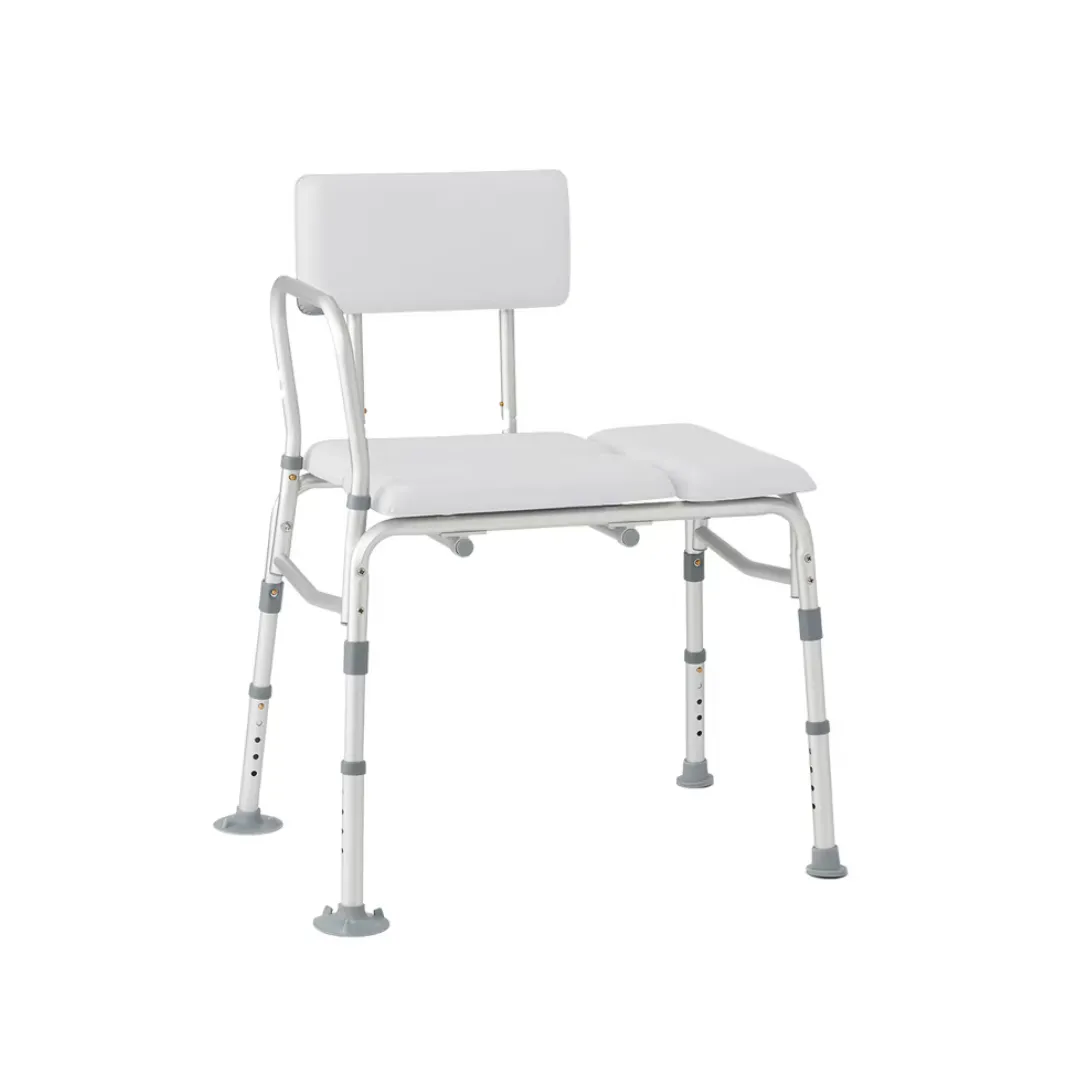 Rhythm Padded Bariatric Transfer Bench - Optional Commode Opening