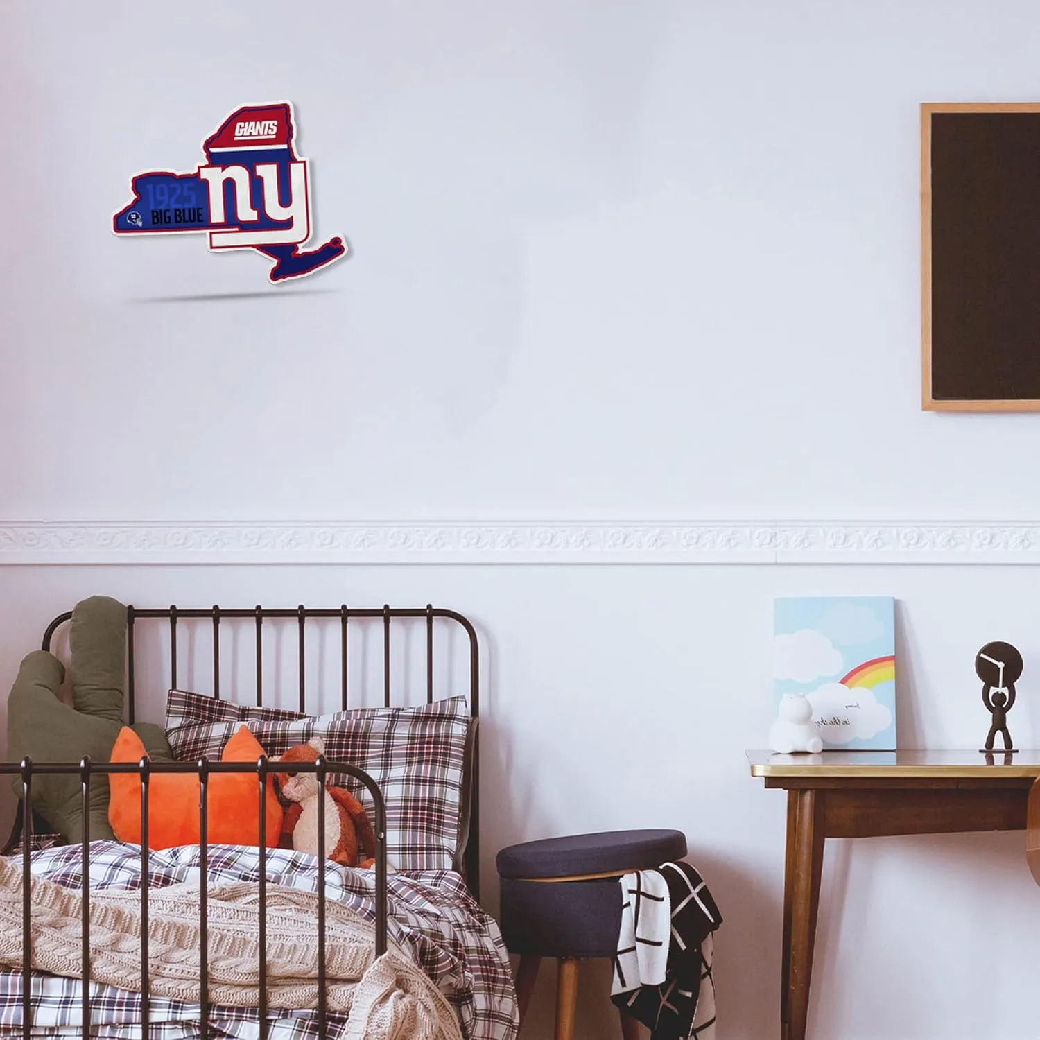 Rico Industries NFL Football State Shape Shape Cut Pennant - Home and Living Room Décor - Soft Felt EZ to Hang