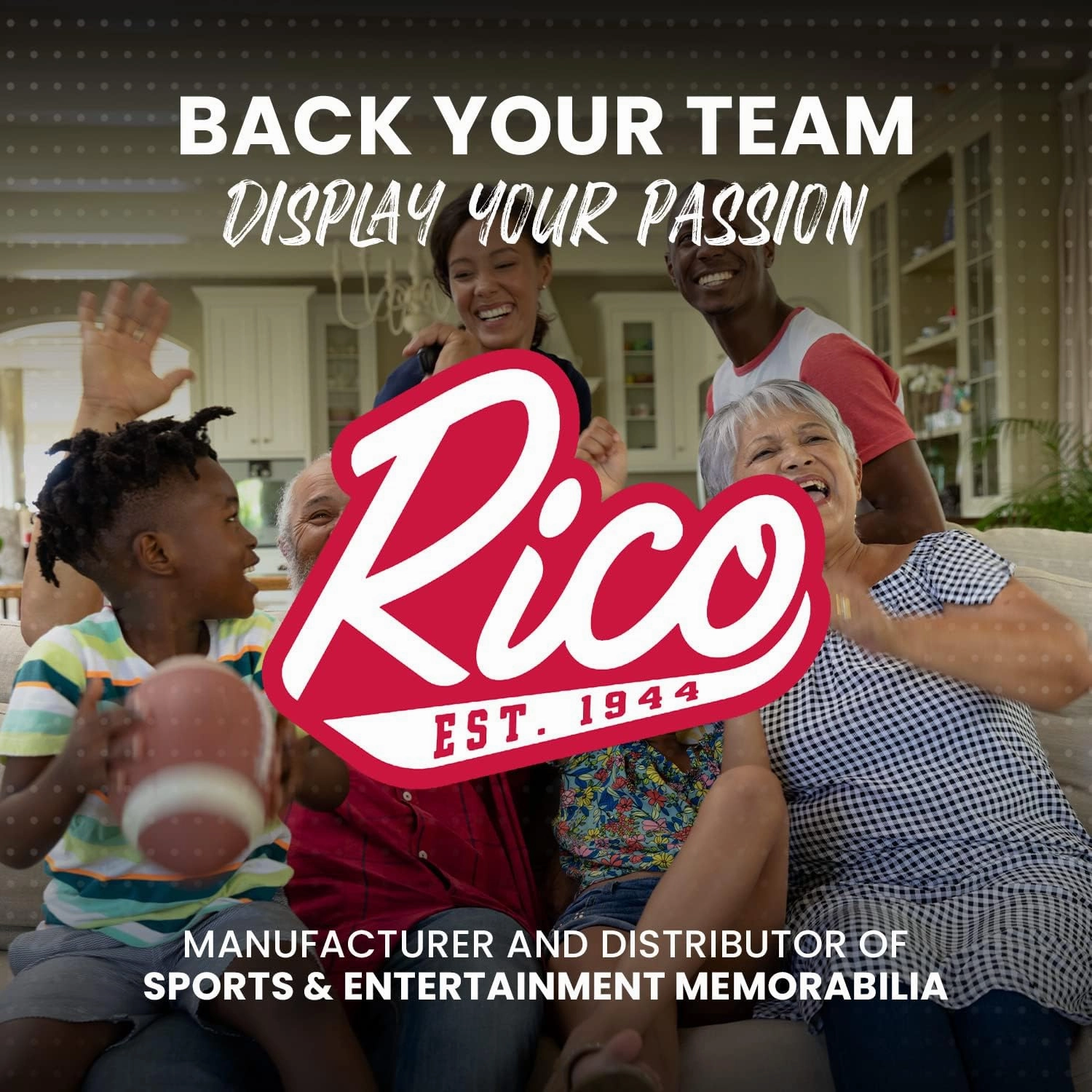 Rico Industries NFL Standard 3' x 5' Banner Flag Single Sided - Indoor or Outdoor - Home Décor
