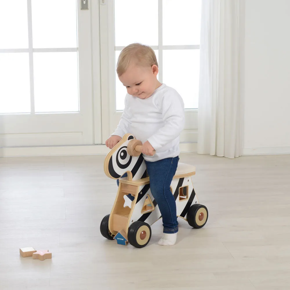 Ride-On Shape Sorter Zebra