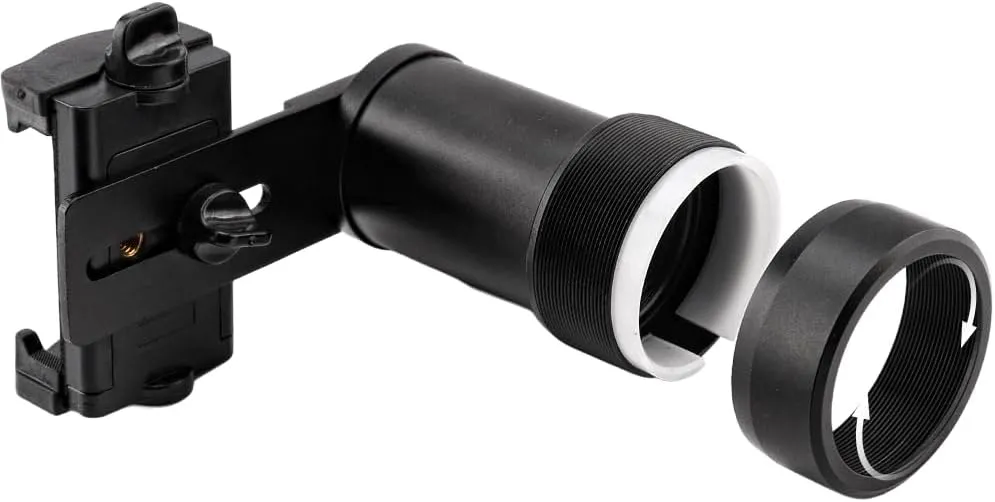 Rifle Scope Camera Adapter – Smartphone Mount for Outdoor Viewing, Nature Observation, and Long-Distance Photography – Quick Lock System with Durable Aluminum Build