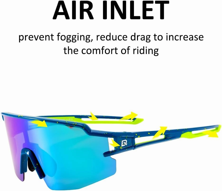 ROCKBROS Polarized Sunglasses for Men Women UV Protection Cycling Sunglasses Sport Glasses
