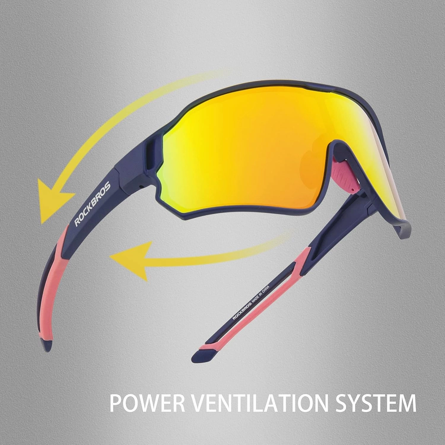 ROCKBROS Polarized Sunglasses UV Protection for Women Men Cycling Sunglasses