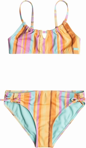 Roxy Girls' Jungle Mirage Bralette Set Swimsuit