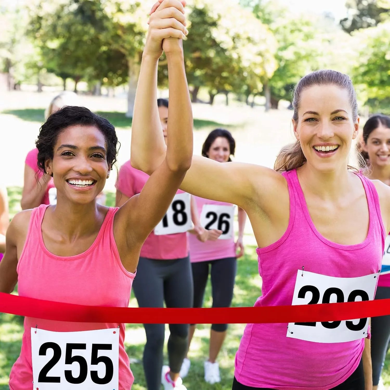 Running Bib Numbers with Safety Pins for Marathon Sports Competition Events Tearproof Waterproof, 6 x 7.5 Inch