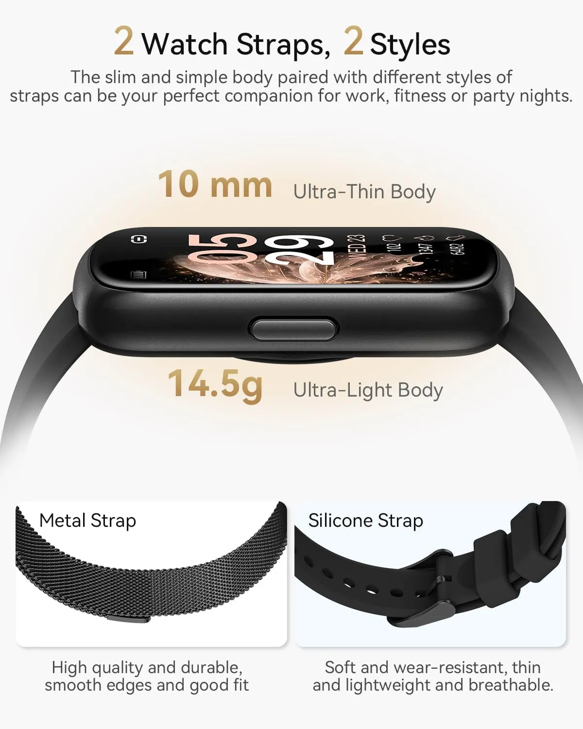 RUXINGX Fitness Watches for Women/Men, 20  Sport Modes Fitness Tracker, Smart Watches for Women/Men with Steps/Calories Burned/Distance Tracker, Android Smart Watch for Phones