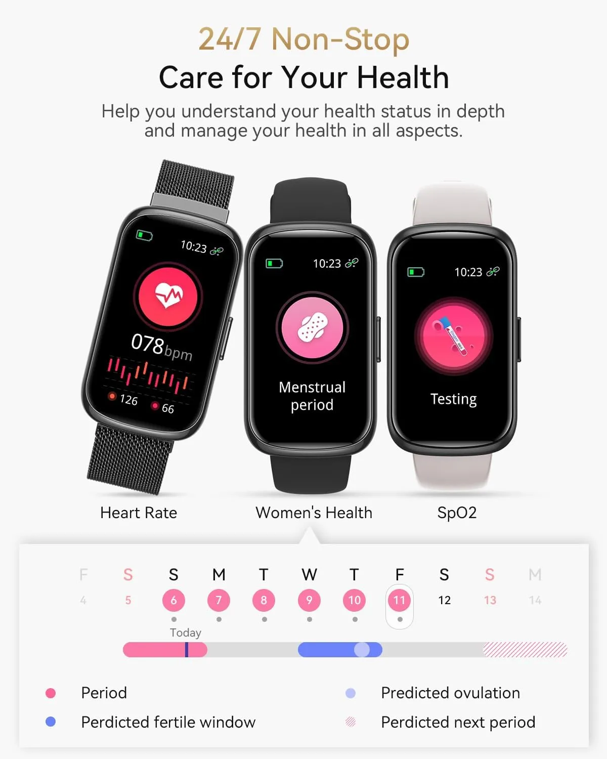 RUXINGX Fitness Watches for Women/Men, 20  Sport Modes Fitness Tracker, Smart Watches for Women/Men with Steps/Calories Burned/Distance Tracker, Android Smart Watch for Phones