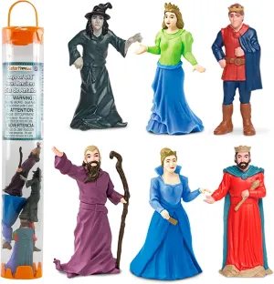 Safari Ltd. Days of Old TOOB - Figurine of Wizard, Witch, Queen, King, Princess, and Prince - Medieval Toy Set for Boys, Girls, and Kids Ages 3 