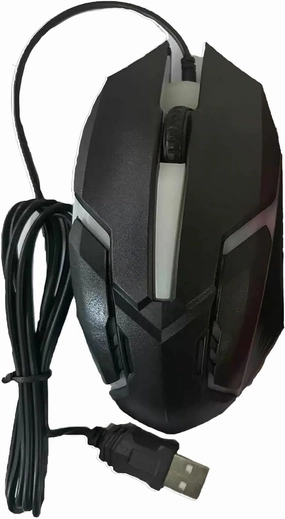 Say Goodbye to mediocrity and Shine with Individuality! The X1 Illuminated Wired Mouse is not only an Excellent Tool for Precise Control, It's Also a Beautiful Sight on Your Desktop (Black)