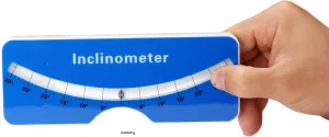 Scoliometer, Portable Device with Spine Contour and Metal Ball Insert for Measuring Spinal Alignment，Measure Spine Slope