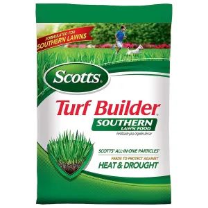 Scotts Turf Builder Southern Summer and Spring All-In-One Particle Heat and Drought Protection Lawn Food Granules for 15,000 Square Feet