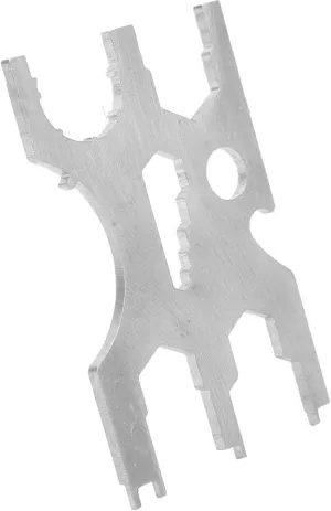 Scuba Diving Multi Tool Stainless Steel Scuba Diving Multi Tool Regulator Credit Card Kits Sturdy Durability Lightweight for Scuba Diving