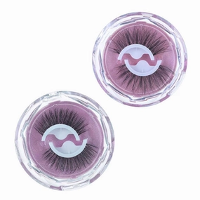 Self-adhesive False Eyelashes, 2 Pairs Reusable False Lashes, No-Glue Application, Easy to Wear and Remove All-Day Comfort ZD06