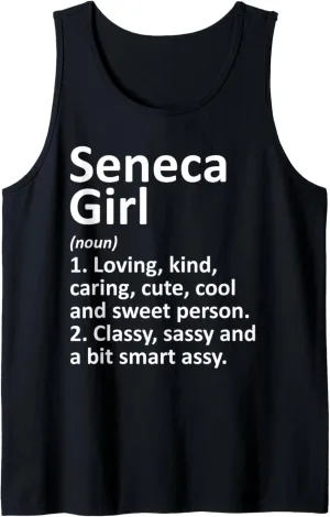SENECA GIRL SC SOUTH CAROLINA Funny City Home Roots Gift Tank Top