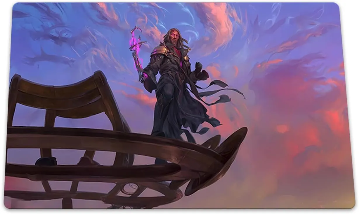 Shadow Violet Warlock MTG Playmat Trading Card Game MTG Game mat TCG CCG Mat Free Bag