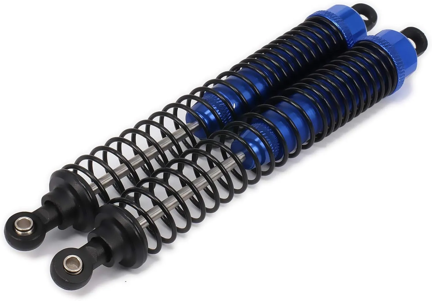 Shock Absorber Damper 130mm Oil Adjustable Alloy Aluminum for RC Car 1/10 Crawler Truck Upgraded Hop-Up Parts HPI HSP Traxxas Losi Axial Tamiya Redcat Himoto Losi(Dark Blue)