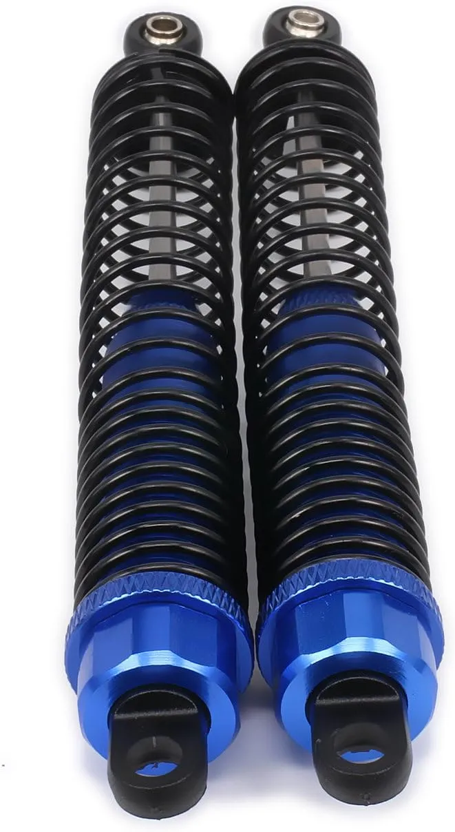 Shock Absorber Damper 130mm Oil Adjustable Alloy Aluminum for RC Car 1/10 Crawler Truck Upgraded Hop-Up Parts HPI HSP Traxxas Losi Axial Tamiya Redcat Himoto Losi(Dark Blue)