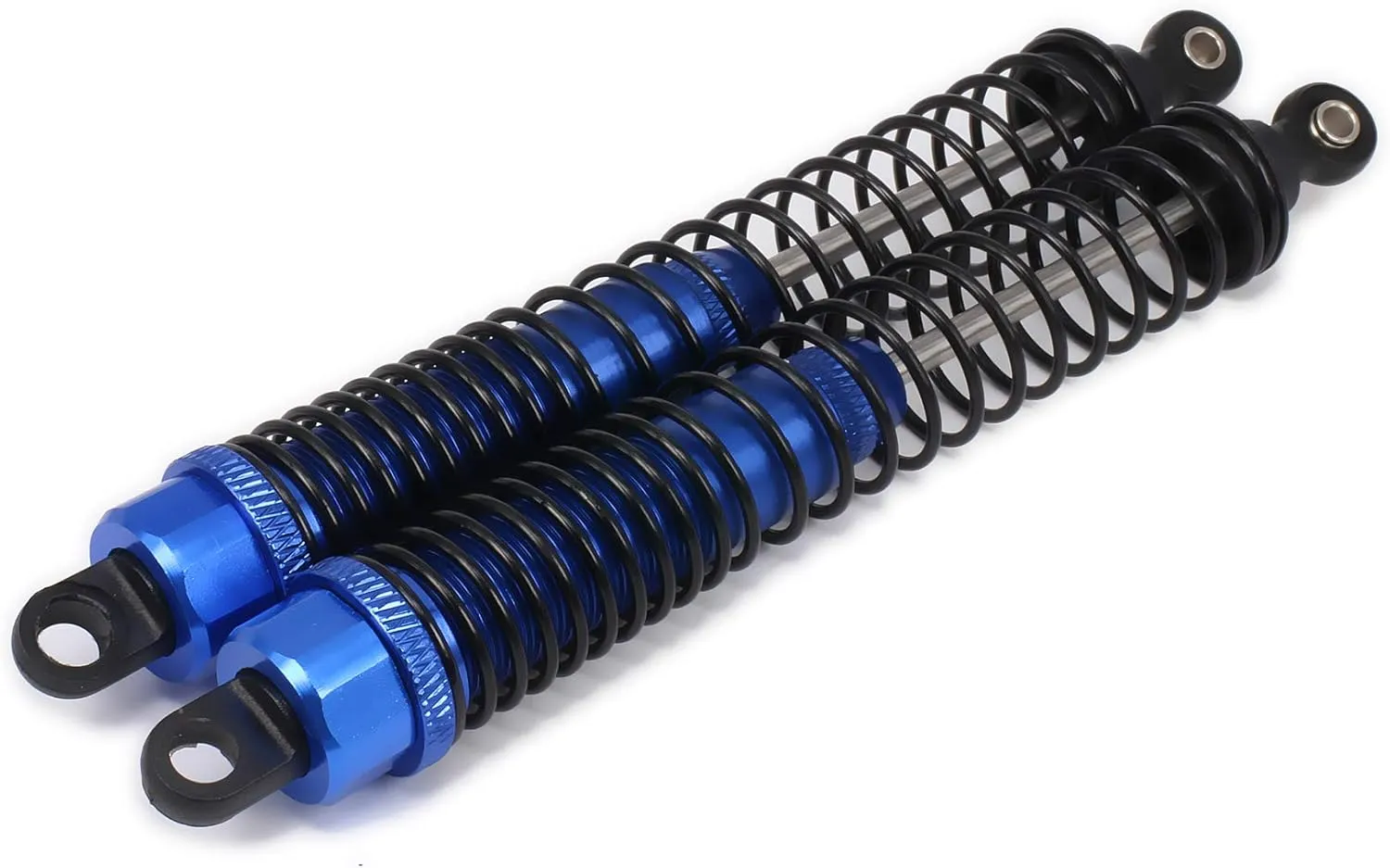 Shock Absorber Damper 130mm Oil Adjustable Alloy Aluminum for RC Car 1/10 Crawler Truck Upgraded Hop-Up Parts HPI HSP Traxxas Losi Axial Tamiya Redcat Himoto Losi(Dark Blue)