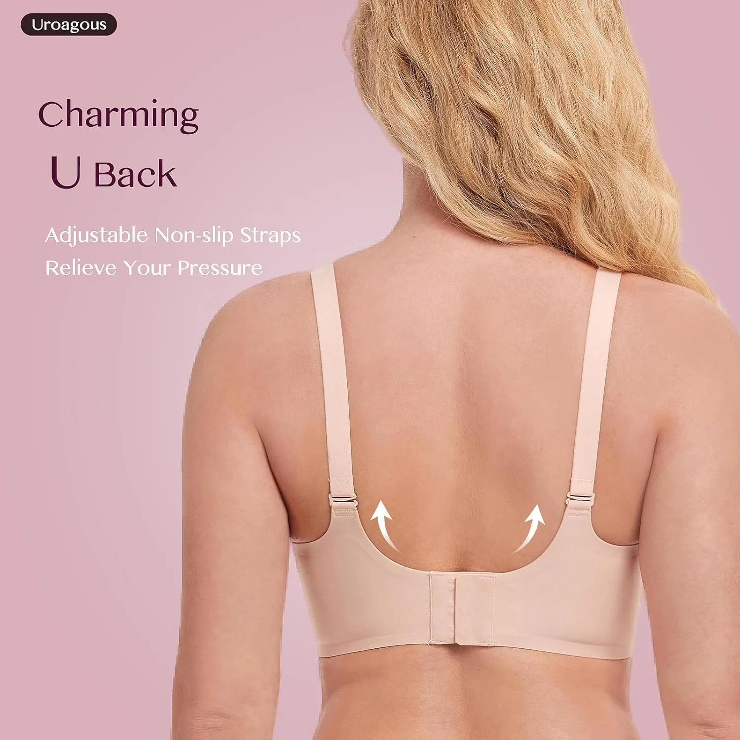 Silky Bras for Women No Underwire Floral Design Bralettes for Women Wireless T Shirt Bra Ultra Soft with Extender