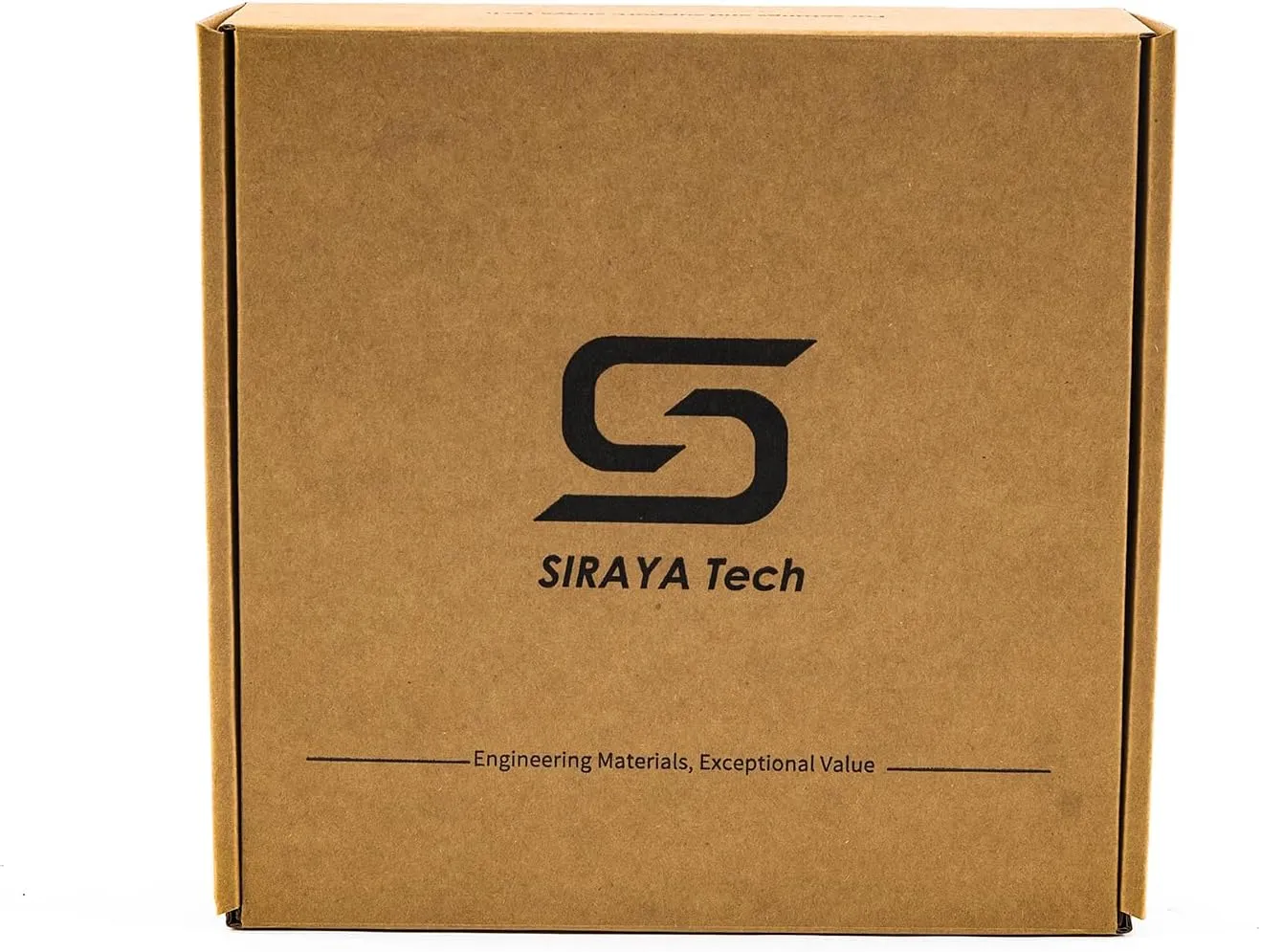 Siraya Tech Fibreheart PET-CF 3D Filament - Carbon Fiber Reinforced, High Strength & Rigidity, Easy Print, Dimensionally Stable, Aluminum Foil Sealed Bag - for Strong and Precise Parts (Black, 1kg)