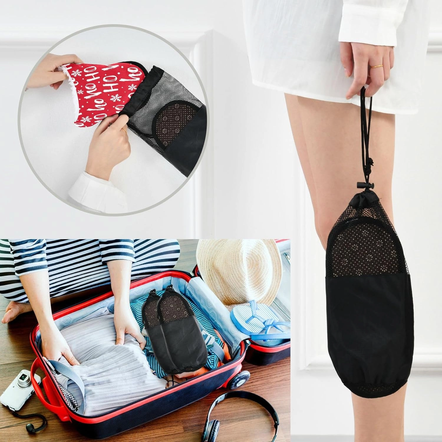 Slippers Soft Memory Foam Non-Slip Indoor House Slippers Home Shoes for Bedroom Hotel Travel Spa