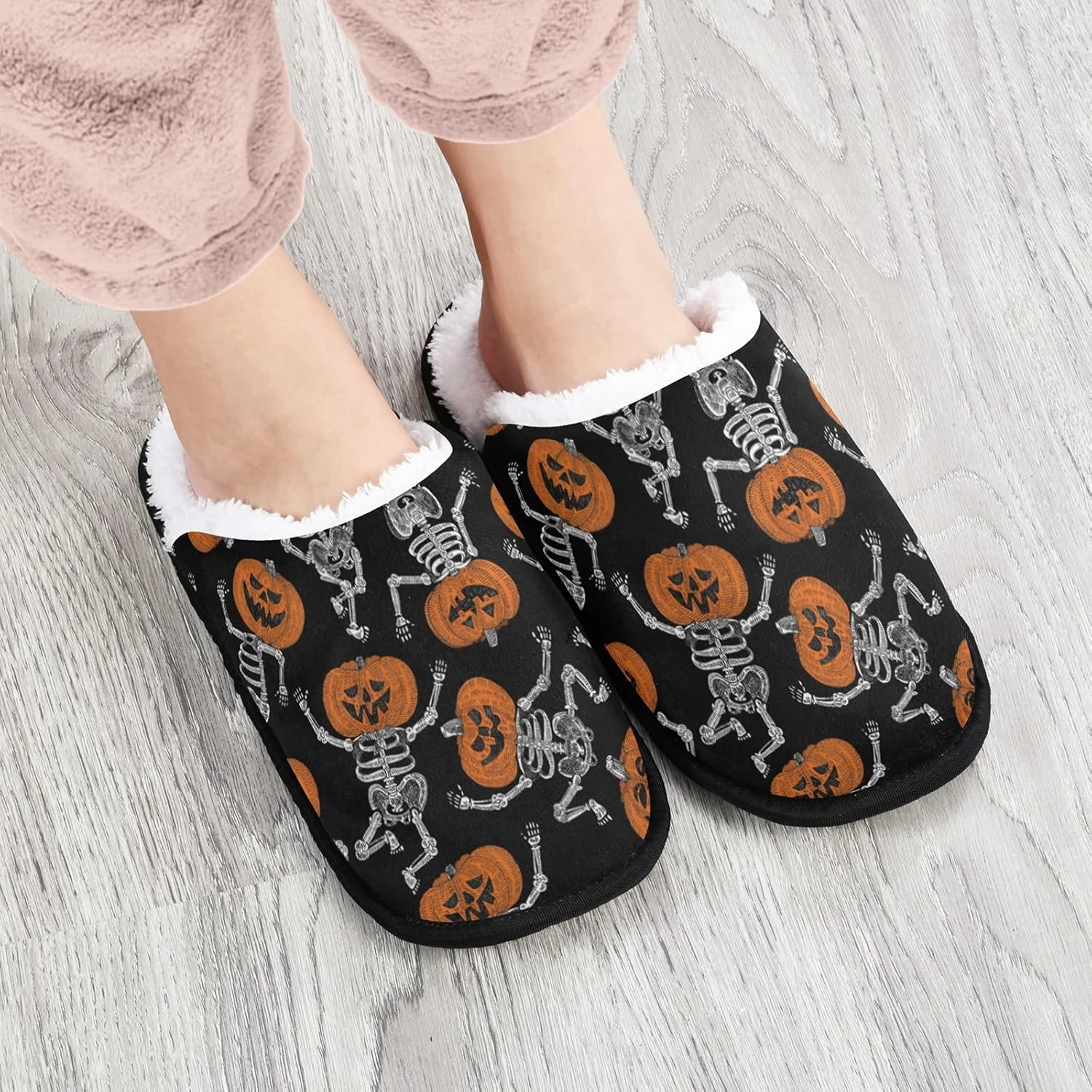 Slippers Soft Non-Slip Indoor House Slippers Home Shoes For Bedroom Hotel Travel Spa