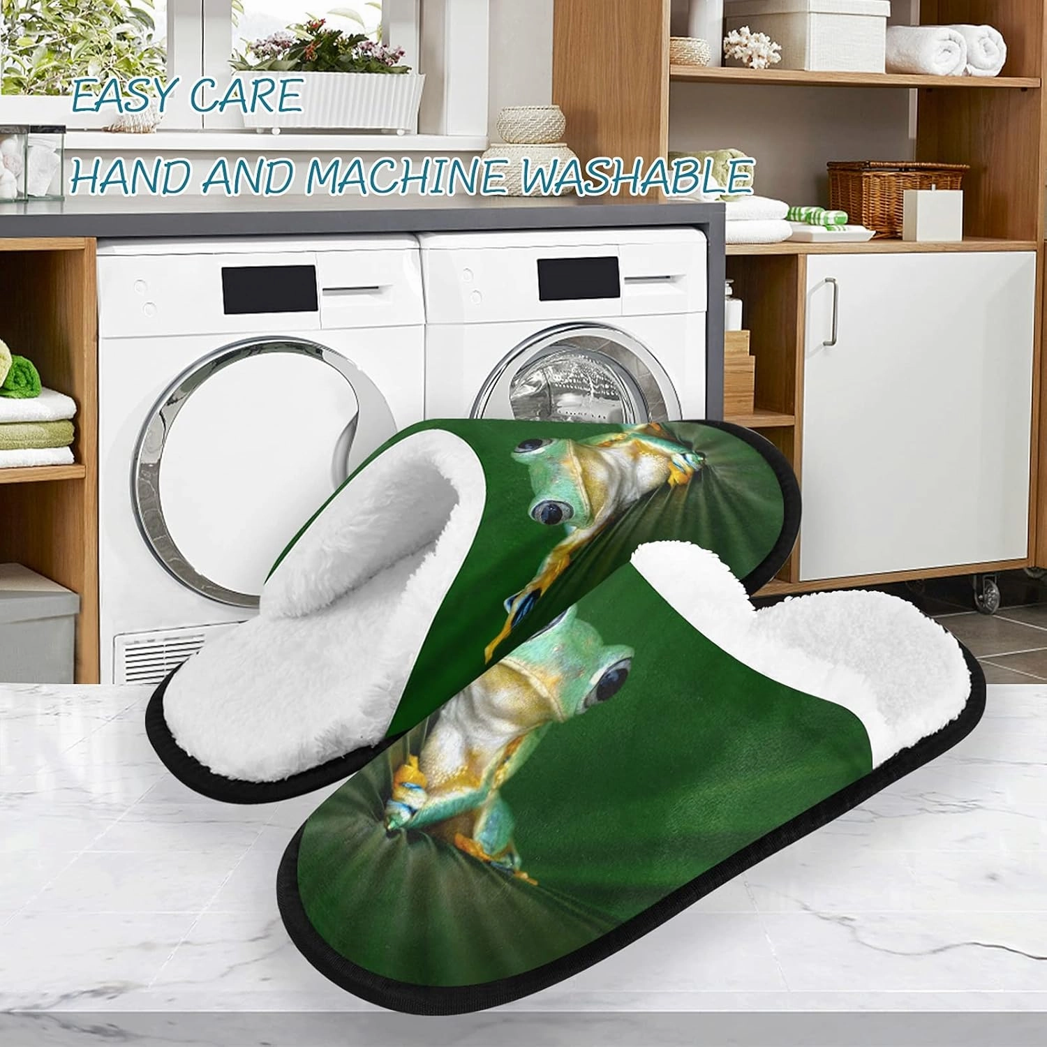 Slippers Soft Non-Slip Indoor House Slippers Home Shoes For Bedroom Hotel Travel Spa