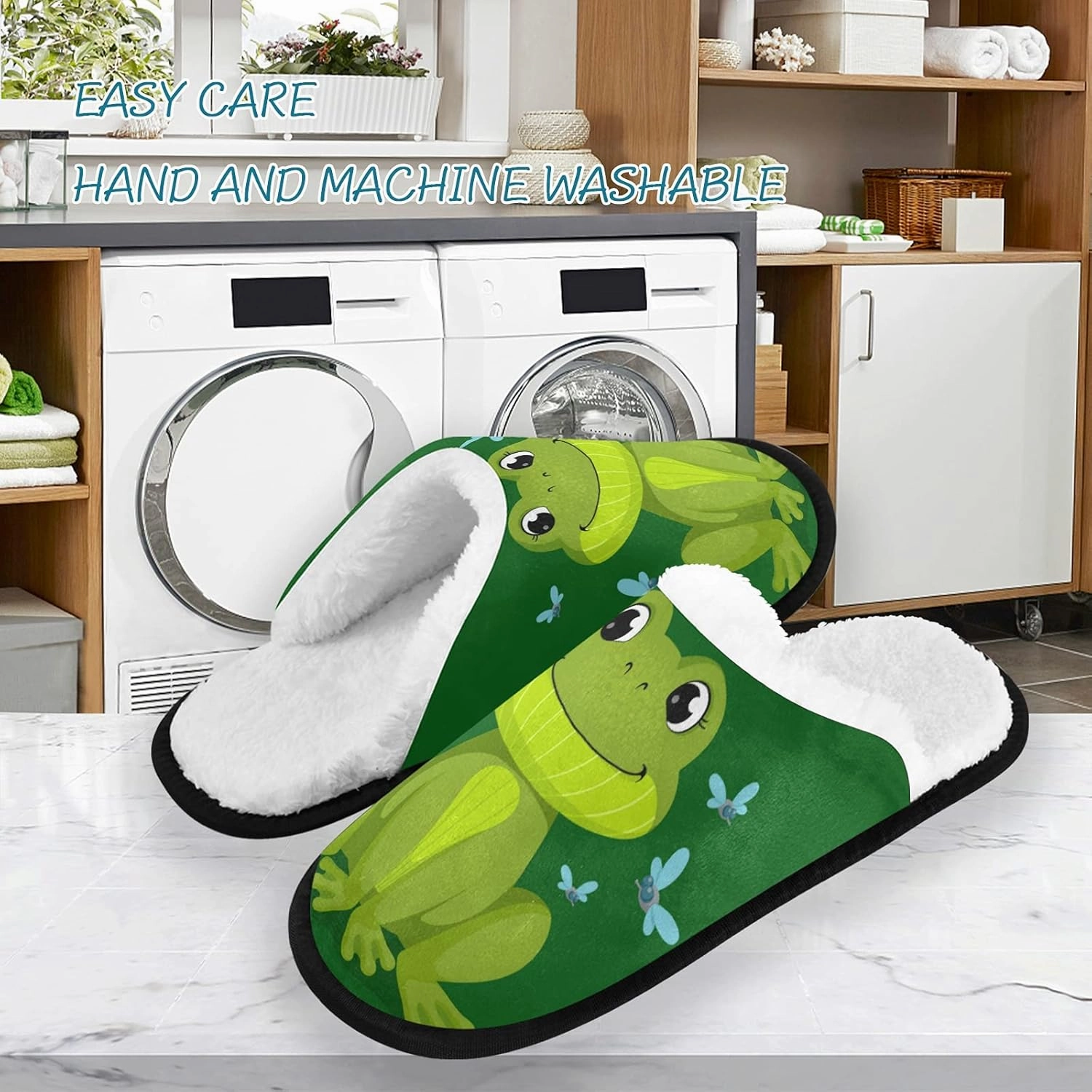 Slippers Soft Non-Slip Indoor House Slippers Home Shoes For Bedroom Hotel Travel Spa