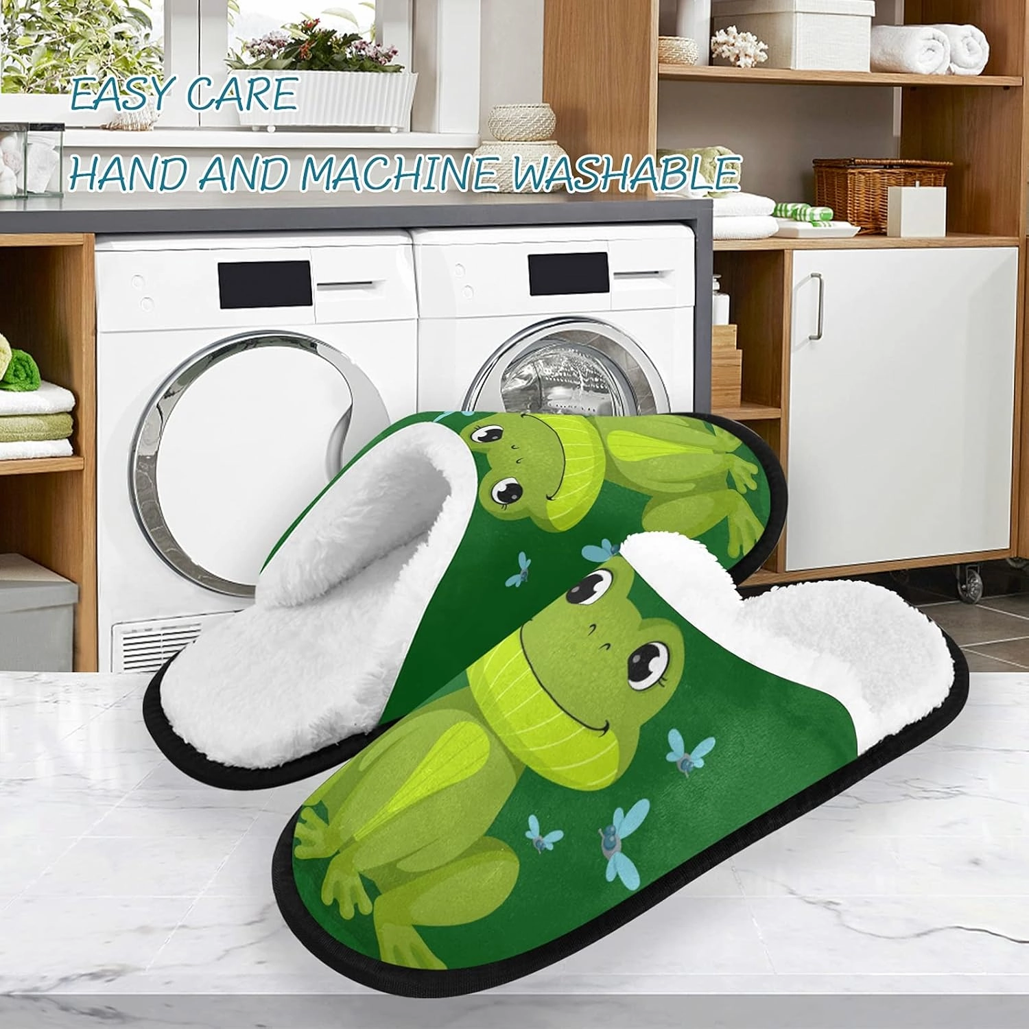 Slippers Soft Non-Slip Indoor House Slippers Home Shoes For Bedroom Hotel Travel Spa