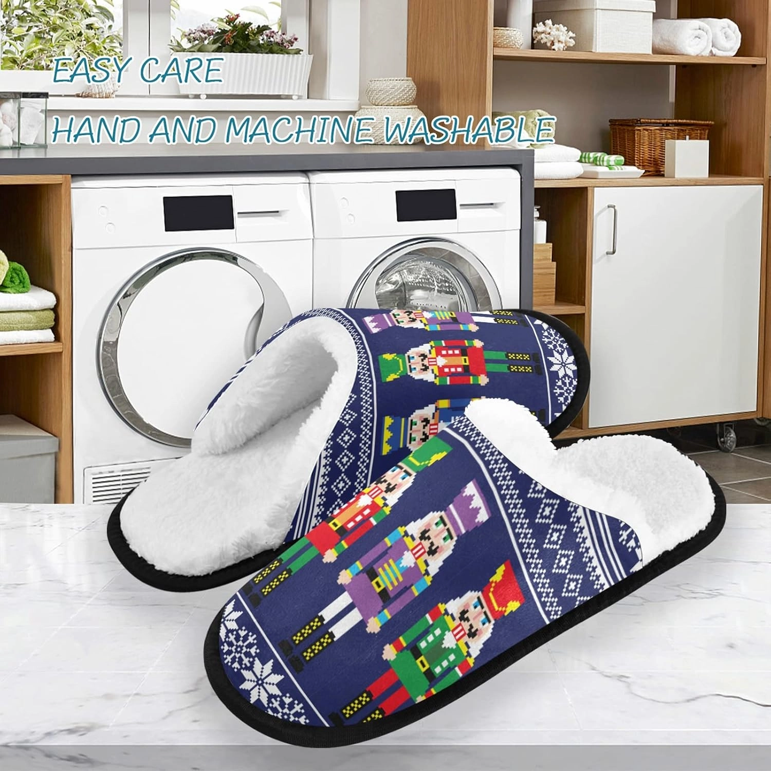 Slippers Soft Non-Slip Indoor House Slippers Home Shoes For Bedroom Hotel Travel Spa