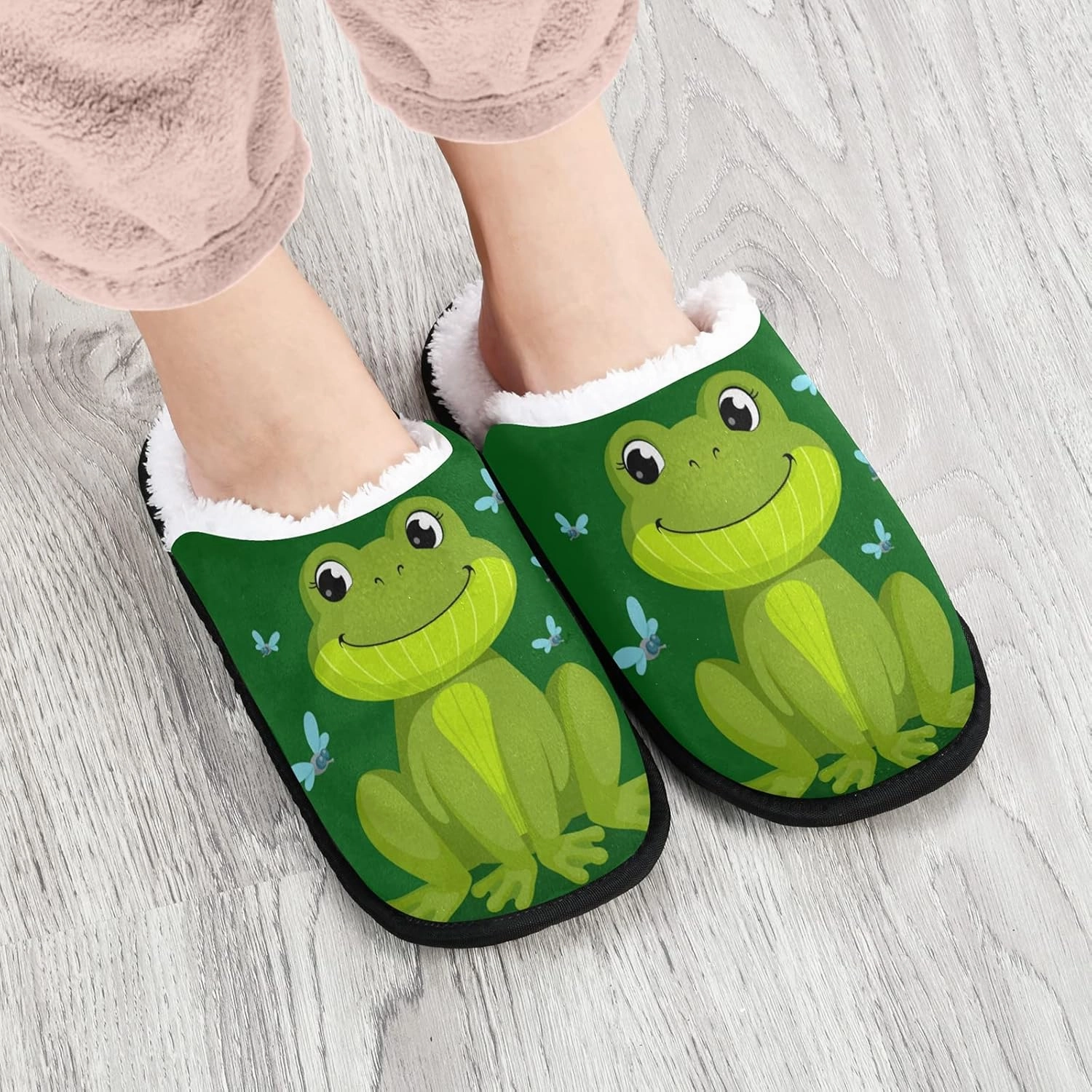 Slippers Soft Non-Slip Indoor House Slippers Home Shoes For Bedroom Hotel Travel Spa