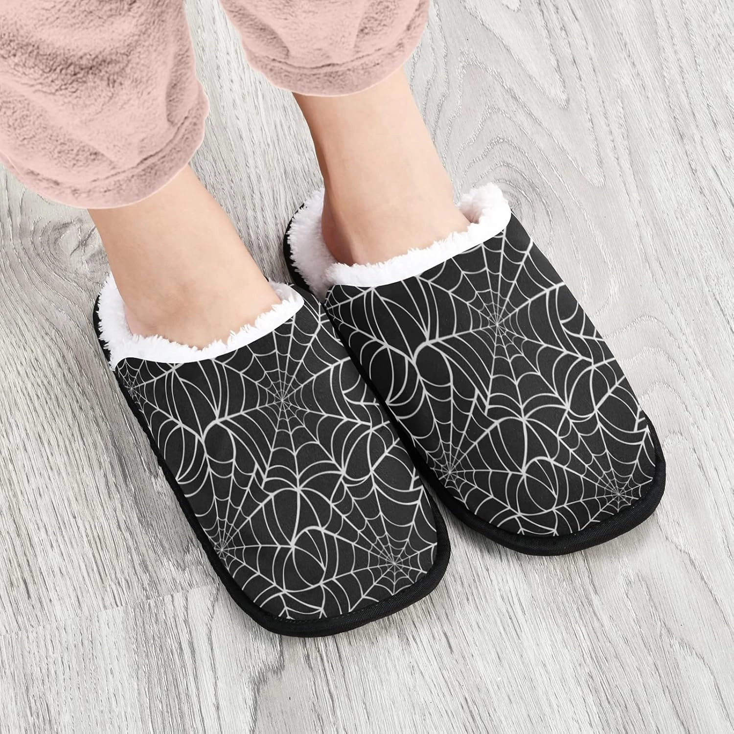 Slippers Soft Non-Slip Indoor House Slippers Home Shoes For Bedroom Hotel Travel Spa