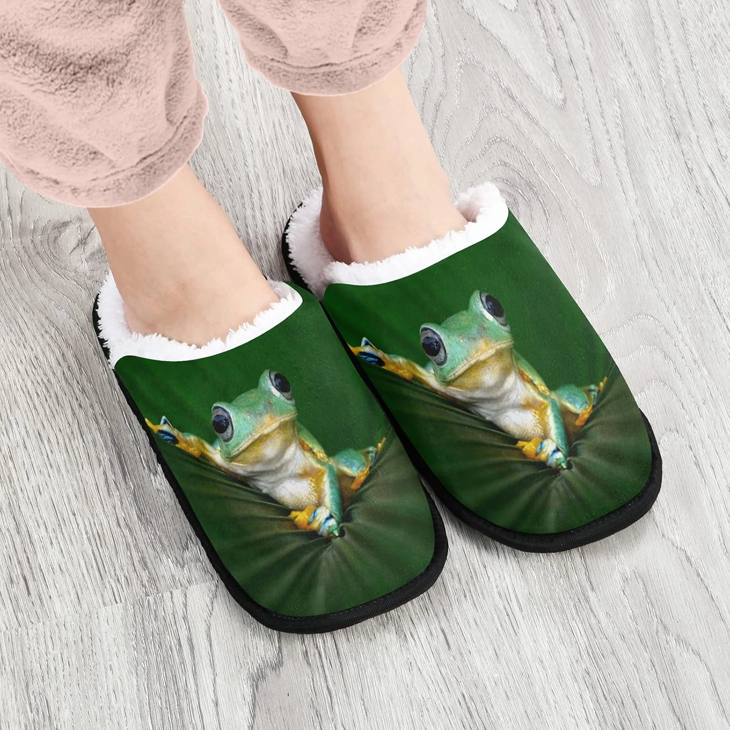 Slippers Soft Non-Slip Indoor House Slippers Home Shoes For Bedroom Hotel Travel Spa