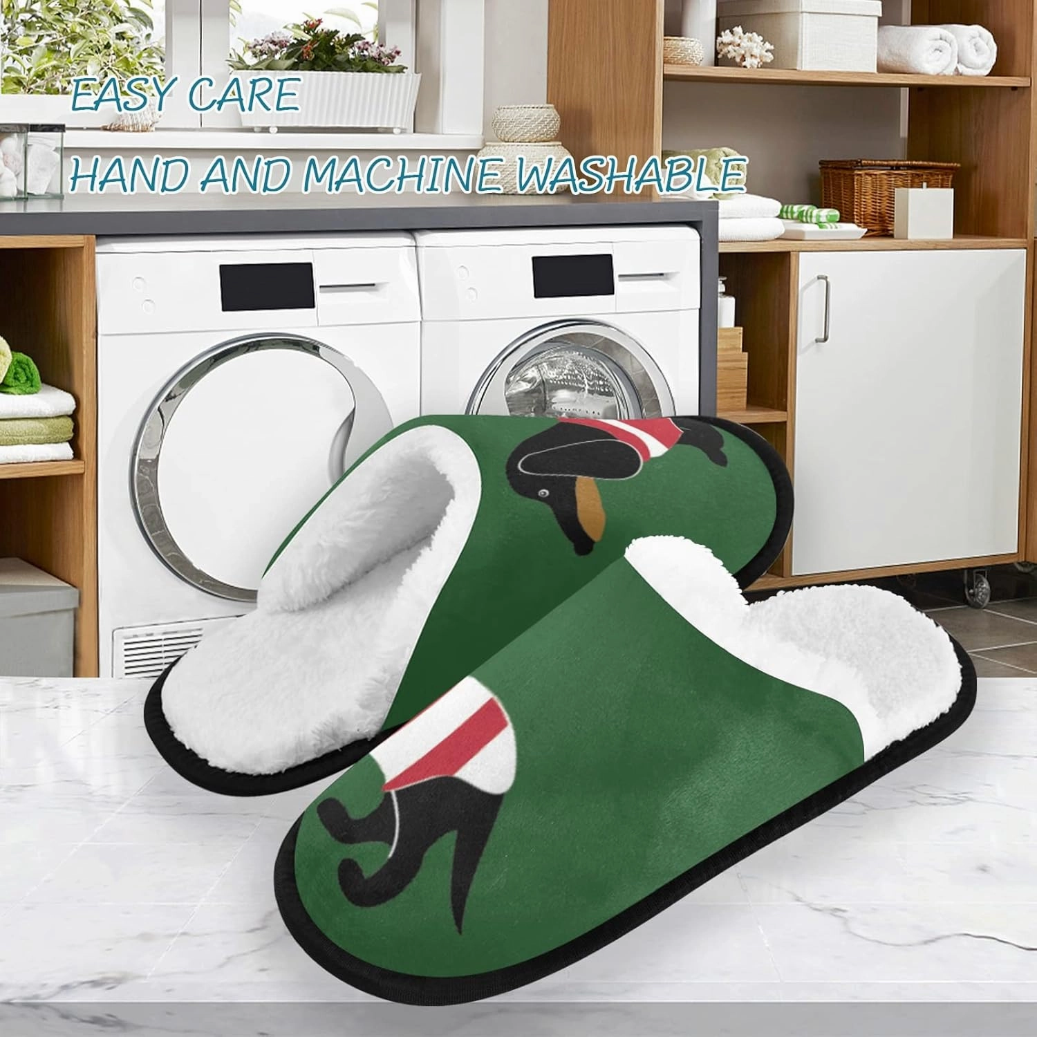Slippers Soft Non-Slip Indoor House Slippers Home Shoes For Bedroom Hotel Travel Spa