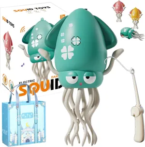 Smart Tentacle Explorer, Wiggly Wonder Octopus, Dancing Octopus, Electric Automatic Obstacle Avoidance Octopus, Crazy 8-Leg Action Octopus, Smart-Tentacle Pet Toys (Green)