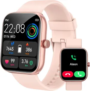 Smart Watch for Women, Smartwatch for iPhone & Android Bluetooth (Answer/Call) Built-in Alexa, 1.91" HD Fitness Tracker with 105  Sport Modes, IP68 Waterproof, Sleep/Heart Rate/SpO2/Stress Monitor